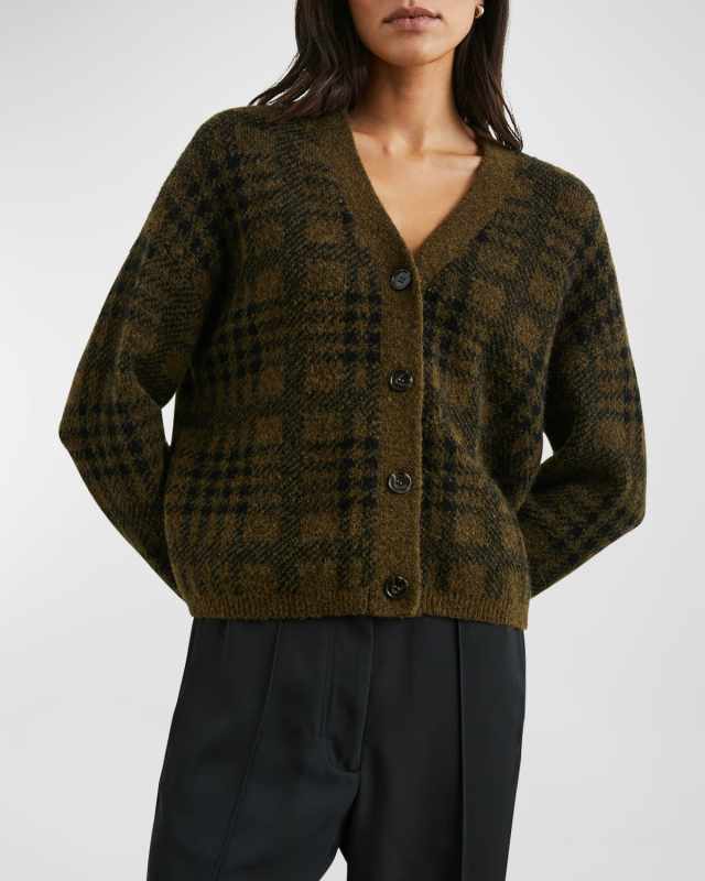 Reese Plaid Cardigan